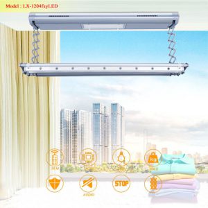 Giàn phơi điện tử điều khiển từ xa Hotata Model LX-1108LED
