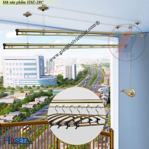 Giàn phơi đồ thông minh Hoseta HSE 28C