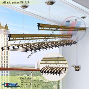 Giàn phơi thông minh nhập khẩu Hoseta HS 155