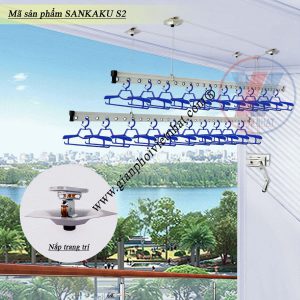 Giàn phơi đồ nhập khẩu Sankaku S2